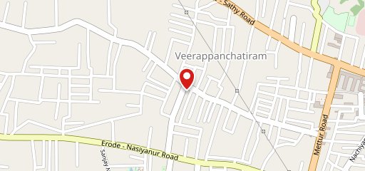 Star fast food on map