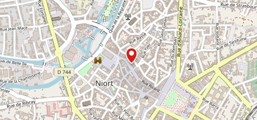 Starbucks Niort sur la carte