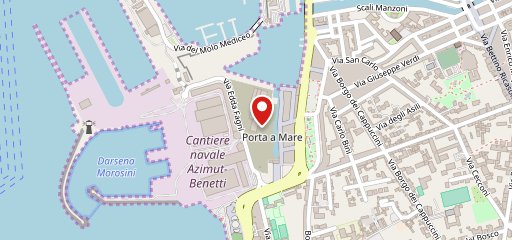 Starbucks Livorno sur la carte