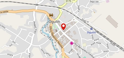 Caffe bar "Stari grad" Ogulin sur la carte