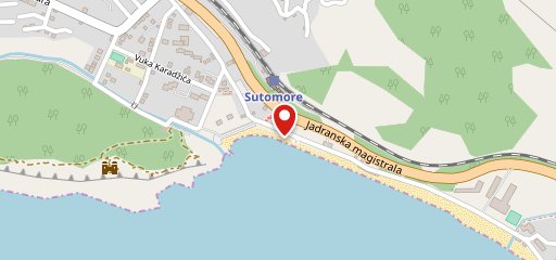 Restoran Stari Grad Sutomore en el mapa