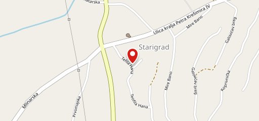 STARIGRAD-KOPRIVNICA on map