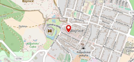 Starý Dom Bojnice sur la carte