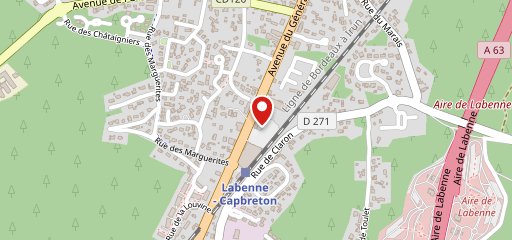 Station 810 Labenne sur la carte