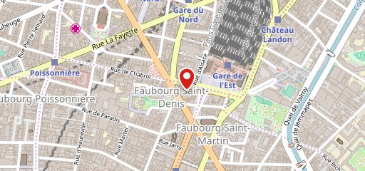 Restaurant Station Nord-Est sur la carte