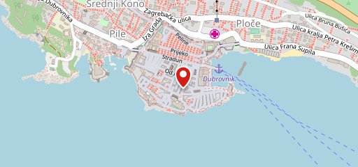 Restaurant Dubrovnik sulla mappa