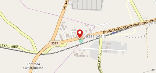 stazione di servizio -Bar tabaccheria di Cresce sulla mappa