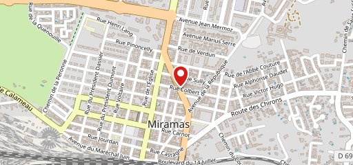 Stazione Pizza Miramas sur la carte