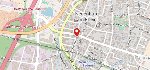 Steakhaus Neuenburg sur la carte