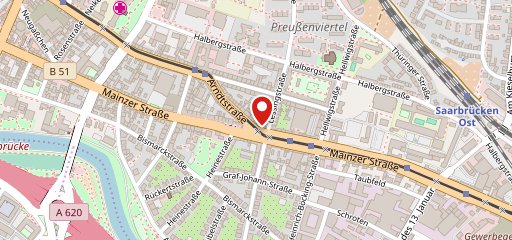 Café Konditorei Steigleiter - Saarbrücken sur la carte