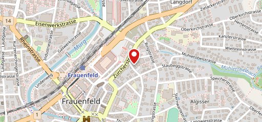 Brauhaus Frauenfeld sur la carte