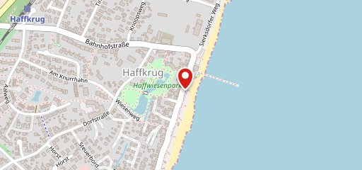 Strand-Café Haffkrug en el mapa