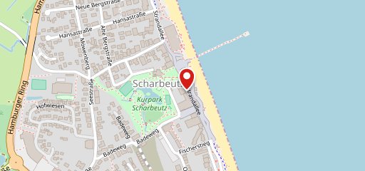 Strandcreperie Scharbeutz sur la carte