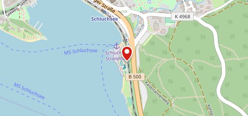 STRAND-RESTAURANT SCHLUCHSEE sur la carte