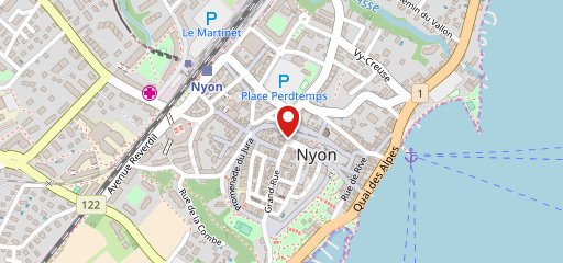 Street Beirut - Nyon sur la carte