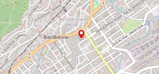 Subway Biel-Bienne/ Subway Europaplatz in Bern sulla mappa