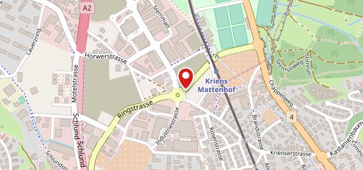 Subway Kriens - Mattenhof sur la carte