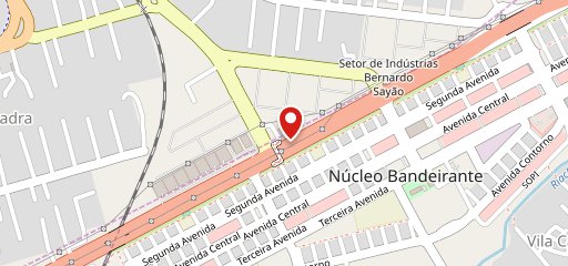 Subway Nucleo Bandeirante no mapa