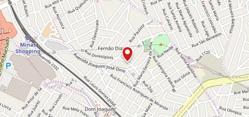 Sucata Fernão Dias no mapa