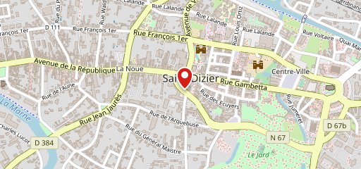 Sucré Sale sur la carte