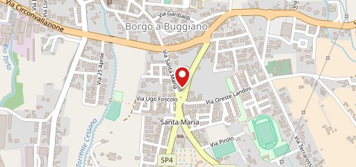 Pizzeria Super Pizza Borgo a Buggiano sulla mappa