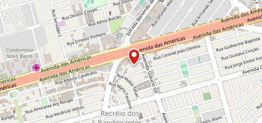 Zona Sul Supermercado Recreio dos Bandeirantes - Gláucio Gil no mapa