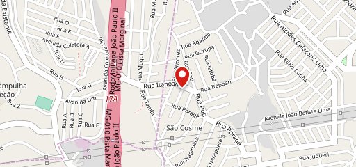 PADARIA RESTAURANTE E SUPERMERCADO GRANDE NAÇAO no mapa