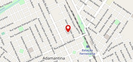 Supremo Burguer Adamantina no mapa