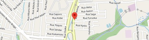 Sushi Brazil no mapa