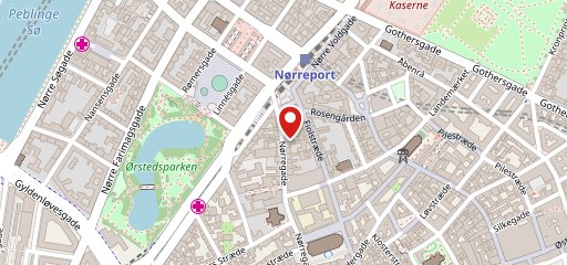 Sushi Nørregade sur la carte