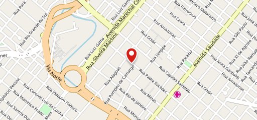 Shake Sushi Delivery no mapa