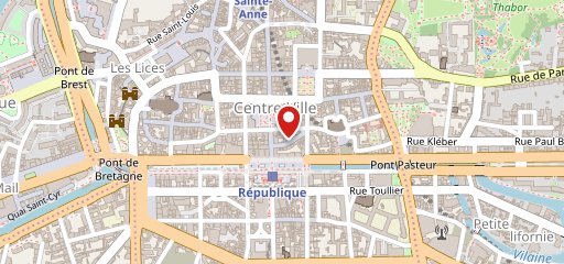 Sushi Shop Rennes Mairie sur la carte