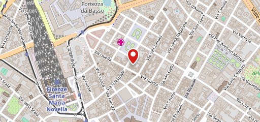 Sushiland Florence sulla mappa