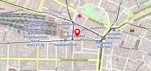 OLIVA Hauptbahnhof sur la carte