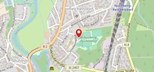 Sportgaststätte SV Reichelsdorf sur la carte