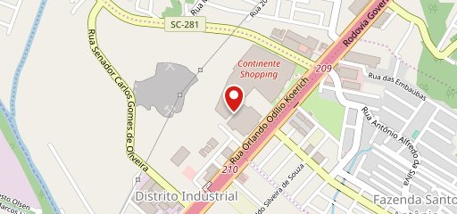 Swell Poke - CONTINENTE SHOPPING no mapa