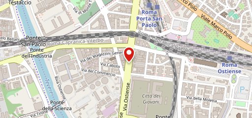 Pizzeria Ostiense sur la carte