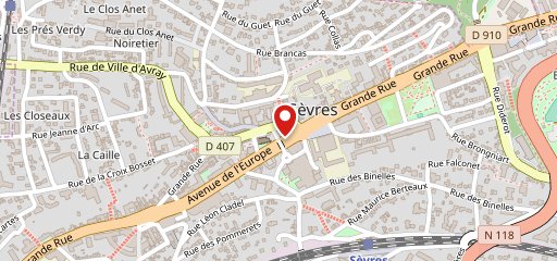 Tabac de la Mairie sur la carte