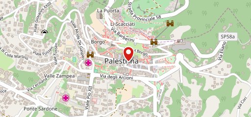 Taberna - Palestrina sulla mappa