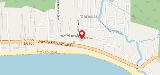 Restaurante Bar Taberna Maresias no mapa