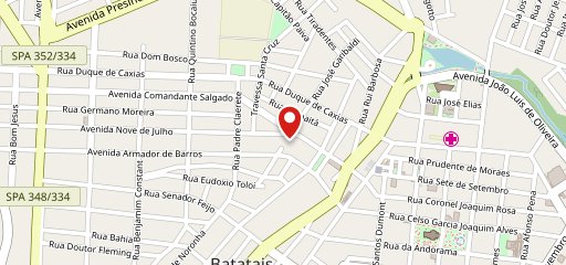 Tadeu Lanches Batatais SP no mapa