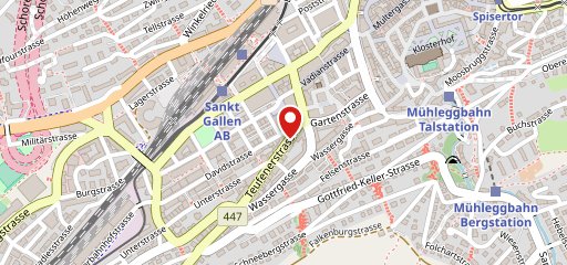 Takeout Saint Gallen sulla mappa