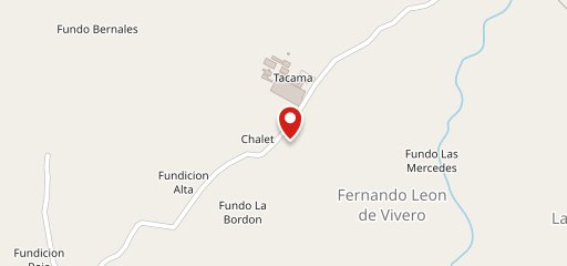 Tambo de Tacama en el mapa