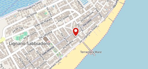 Tango Café Lignano Sabbiadoro sur la carte