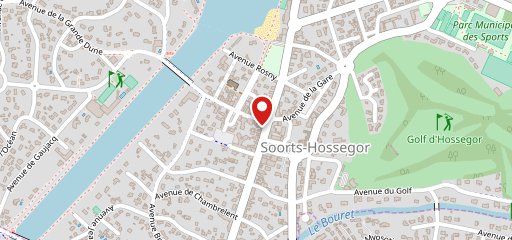 Tante Jeanne Hossegor sur la carte