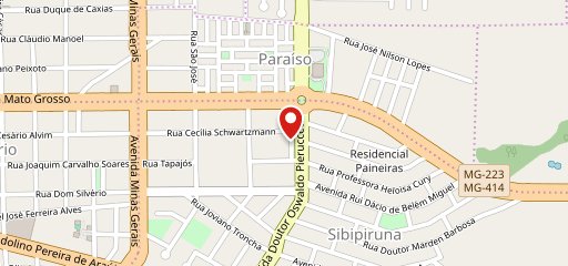 Tarantela Lanches e Pizzas no mapa