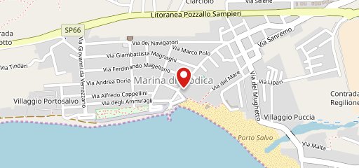 Marina di modica sulla mappa