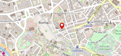 La Taverna dei Fori Imperiali sulla mappa