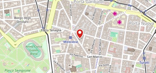 Taverna Trastevere Milano sulla mappa