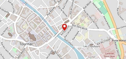 Taverne de la Fourchette Rouge sur la carte